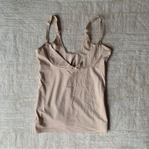 TC Open-Bust Shapewear Camisole in Nude w/ Decorative Bow